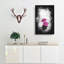 Two Pink Roses - Wrapped Canvas-56635283
