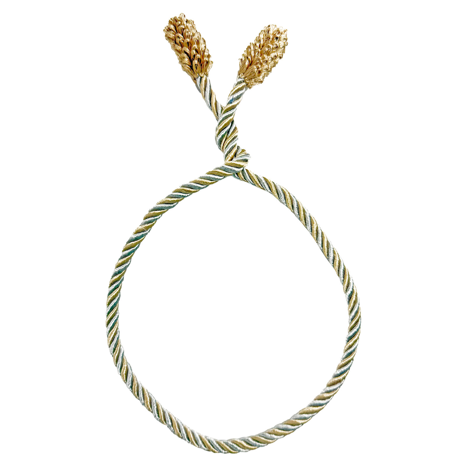 Garland Tie, 1.67 ft, Gold/Silver