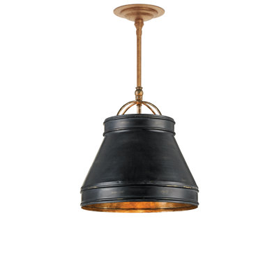 Luminaire suspendu conique à 1 lumière Lumley