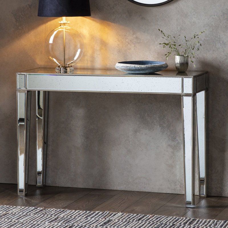Kaliyah 118cm Glass Top Console Table