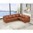 Dillon Leather L-Shaped Sectional