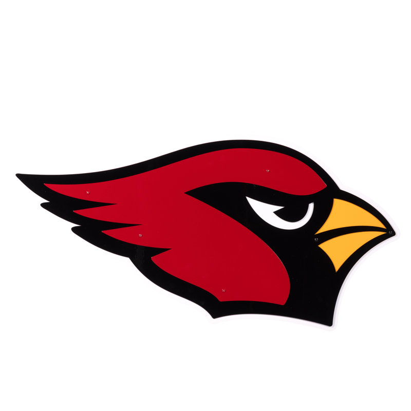 Arizona Cardinals Layered Metal, art mural