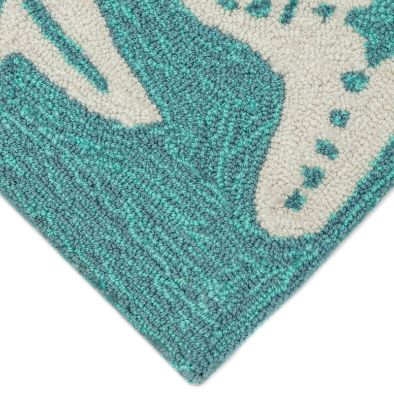 Vogt Performance Hand Tufted Indoor / Outdoor Rug, Rectangle 1'8" x 2' 6"