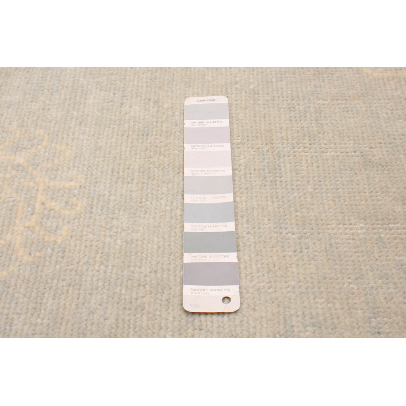 Tapis unique en laine gris anthracite 8 pi 9 po x 12 pi 2 po Antoni