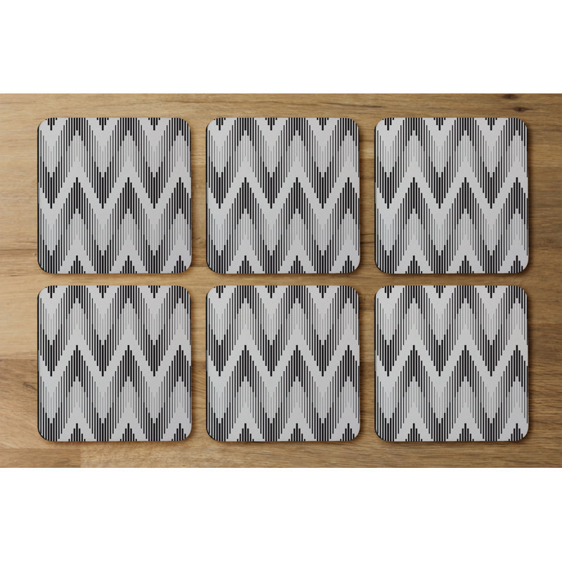 Square 6 Piece Coaster Set