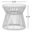 Miami Outdoor Round Side Table-934637915