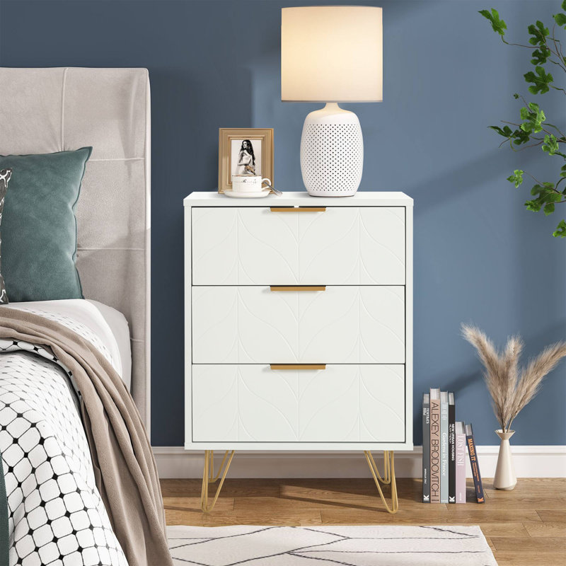 Unia 50cm W Bedside Table