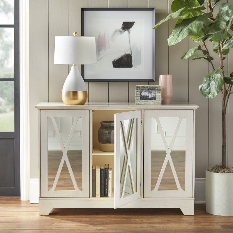 Berowalt 52'' Sideboard, Distressed Antique White