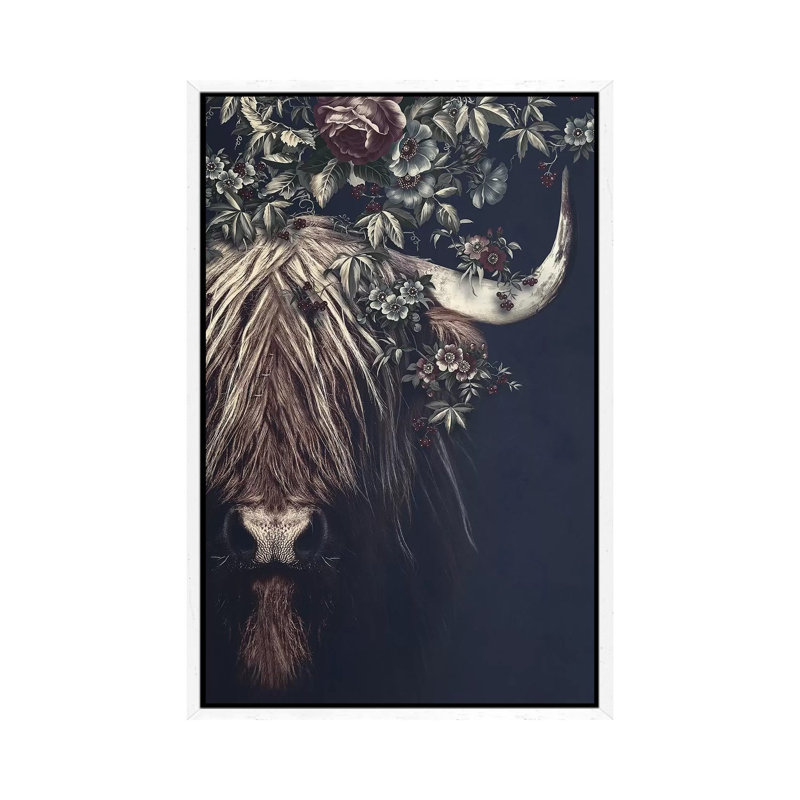 Highlander II by Wouter Rikken - Print on Canvas, White Framed, 101.6 cm H x 66.04 cm W
