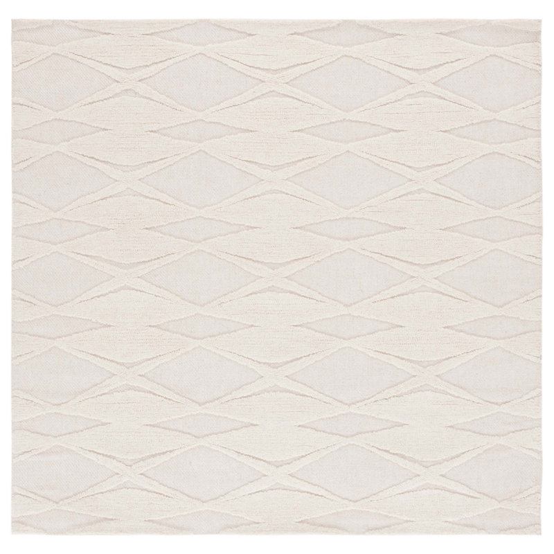 Elphia Hand Tufted Indoor Rug, Square 6'
