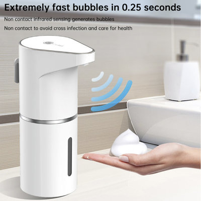 Automatic Sensor Hand Sanitizer Dispenser, Wall-Mounted & Desktop Use