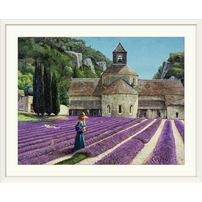 «Murphree Lavender Picker, Abbaye Senanque, Provence» par Trevor Neal, reproduction d'art