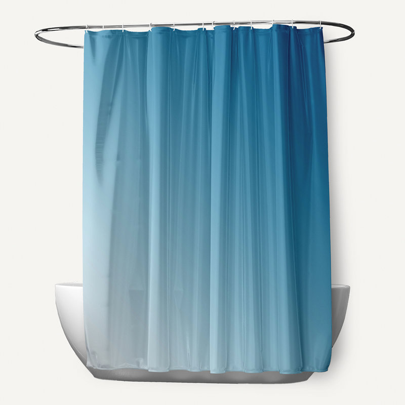 Rideau de douche simple Clifford, Paon