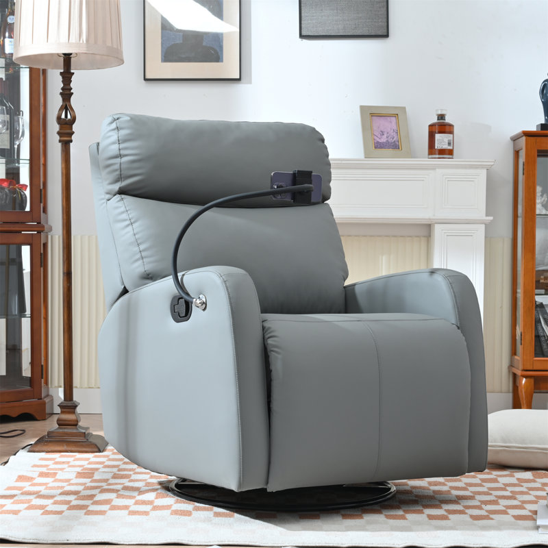 Branson 360° Power Swivel Rocker Recliner with Adjustable Recline