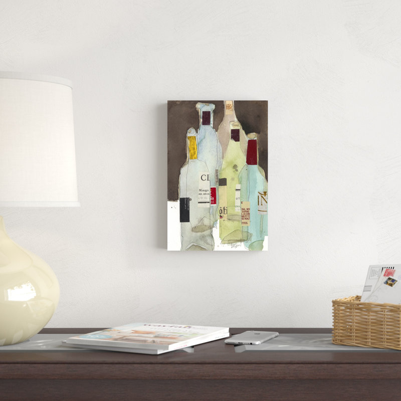 Vins et spiritueux III, H 12 po x l 8 po x P 1,25 po