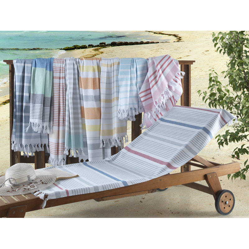 Serviette de plage en coton turc Baver