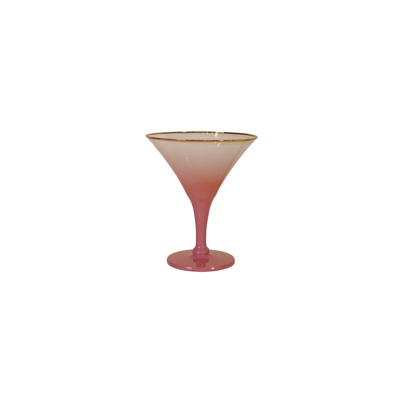 8-Ounce Cocktail Glass With Gold Colour Rim
