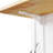 53Inch Large Kitchen Island With Drop Leaf, Power Outlet, Door Internal Storage Rack, Rolling Kitchen Cart On 5 Wheels With 5 Open Side Racks For Kitchen, Dining Room,White(Not Include Bar Stools)