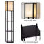 Ahmara 160cm Black Column Floor Lamp