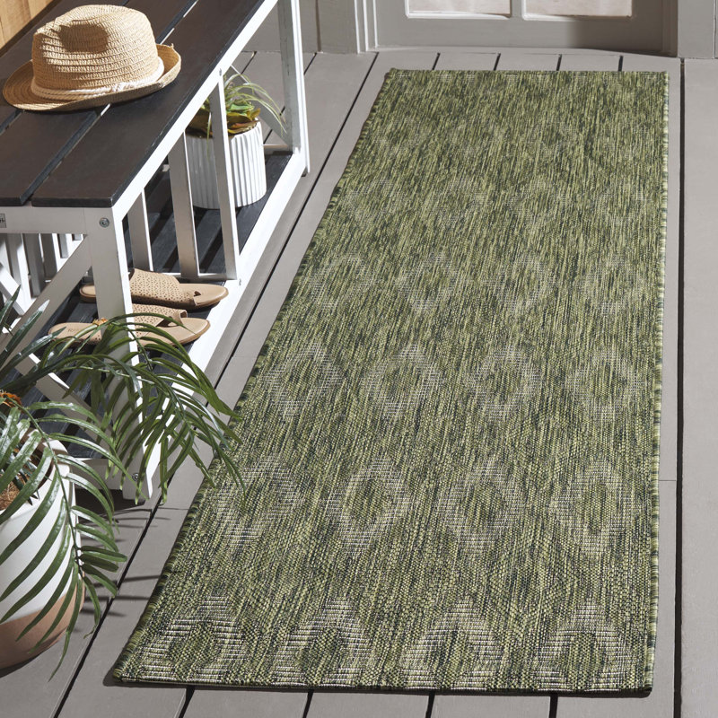 Anyree Performance Geometric Indoor/Outdoor Area Rug, Runner 2'3" x 8'