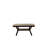 Classic Solid Wood Dining Table With Shelve - Rectangular Shape Finish Option