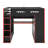 Full Size Wood Loft Bed With Desk,Wardrobe,Ample Storage Space,And RGB LED Light-460500231