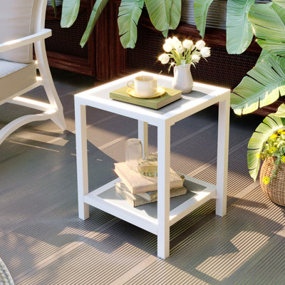 Marique Square Outdoor Side Table