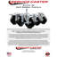 Ensemble de roulettes extensibles en caoutchouc souple de 1-7 / 8 pouces