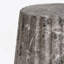 Table d'appoint d'extérieur sculptée Cleme, brun-1960648138