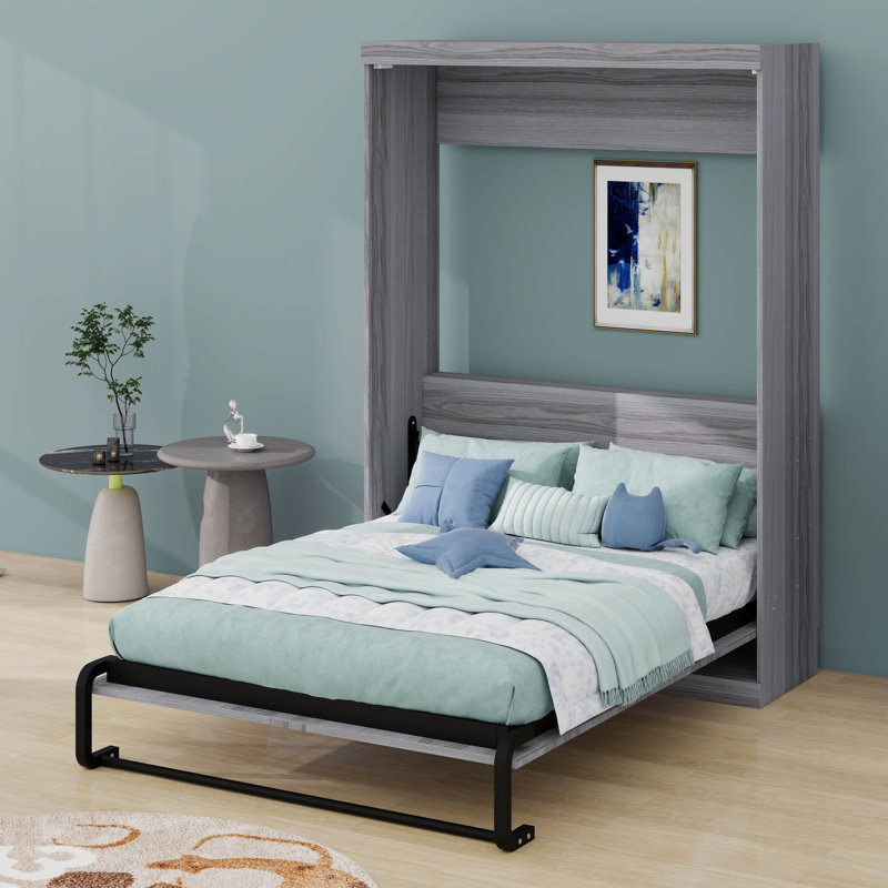 Lit escamotable vertical escamotable peu encombrant, Lit double