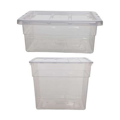 Whitefurze Polyethylene Plastic Underbed Storage