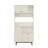 Colesen Modern Multi-Purpose Cabinet, White, 34.6 x 70.9 x 13.8 inches | 100% Melamine Coated Particle Board, Thickness: 0.7 inches | Metal Legs, Numerous Shelves, Wall-Mountable | Stylish Storage Solution for Home & Office-109343778