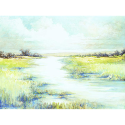 " Green And Blue Landscape "