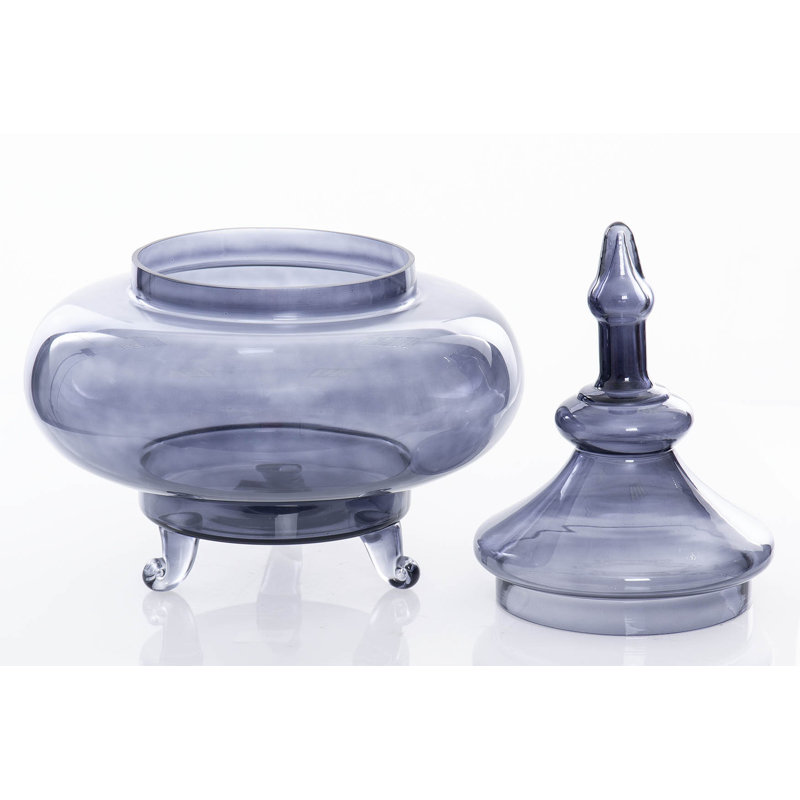 Glass Jar, Blue