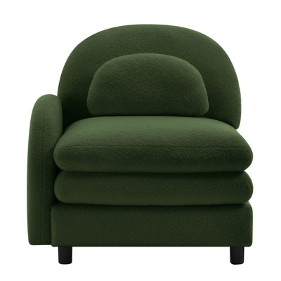Canapé courbé en tissu VF Teddy