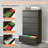 Wide Metal File Cabinet With 5 Drawers And Lock-1743922751