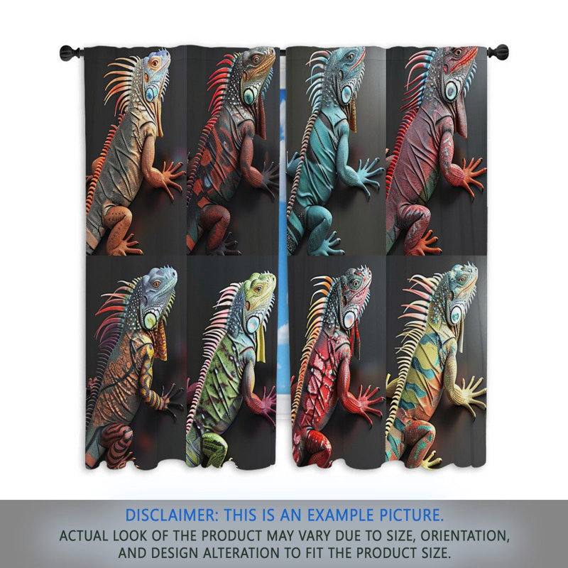 Paire de rideaux obscurcissant en polyester Alcides, L 40 po x L 82 po
