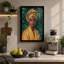 Golden Wrap in Green Boho 1 Piece Wrapped Canvas Wall Art-1361226391-1361226376