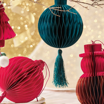 Paper Tree Pom Pom Green Multi