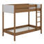 Structure de lit superposé simple et simple en molleton Teddy