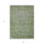 Tapis oriental lavable oriental vert 3 pi x 5 pi