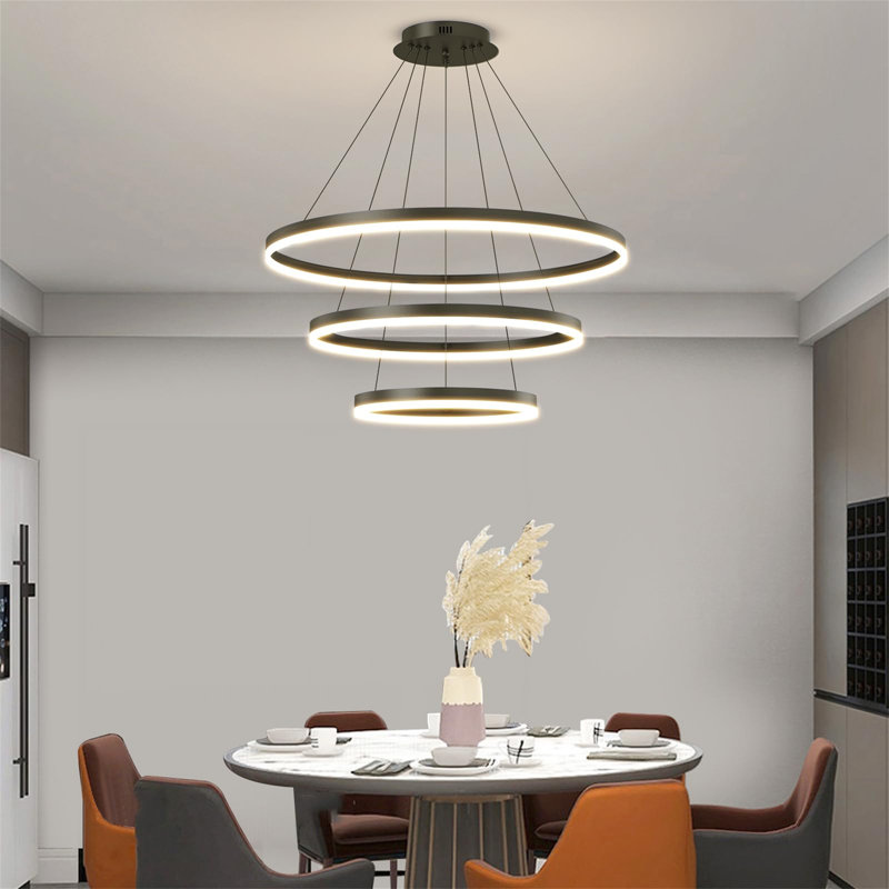 3 - Light LED Chandelier
