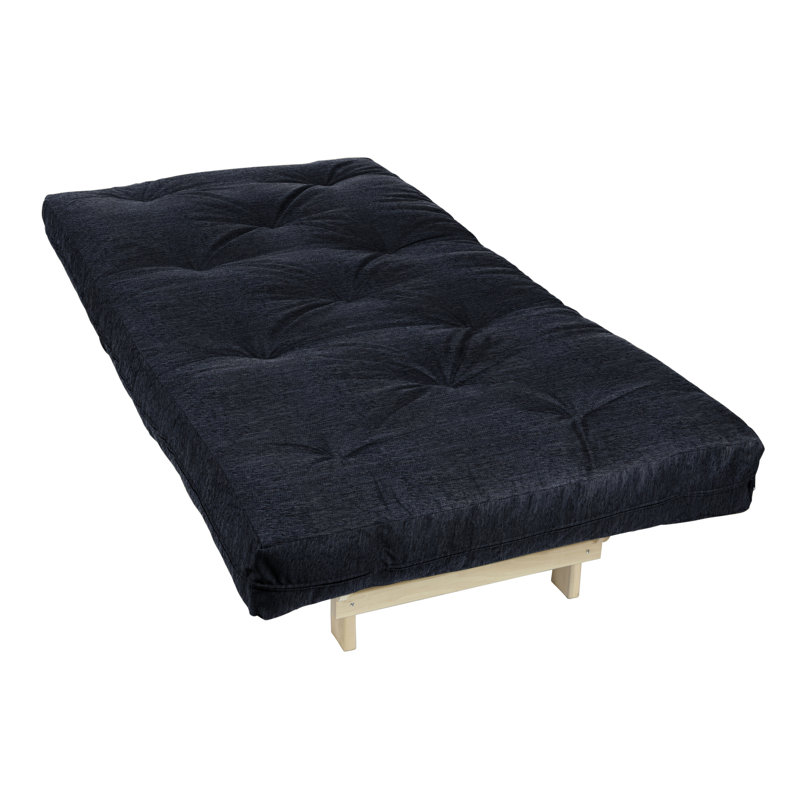 Matelas de futon en coton Maeder, Lit simple, Saphir Cancun