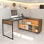 Bureau en coin en L avec rangement multiple Techni Mobile