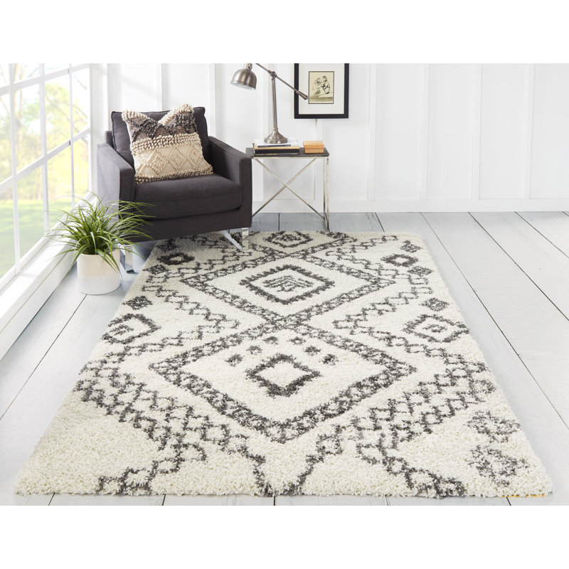 Coss Geometric Indoor Rug, Rectangle 7'10" x 9'10"