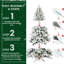 Arbre de Noël enneigé 6 pi-612671892-612671895-612671884