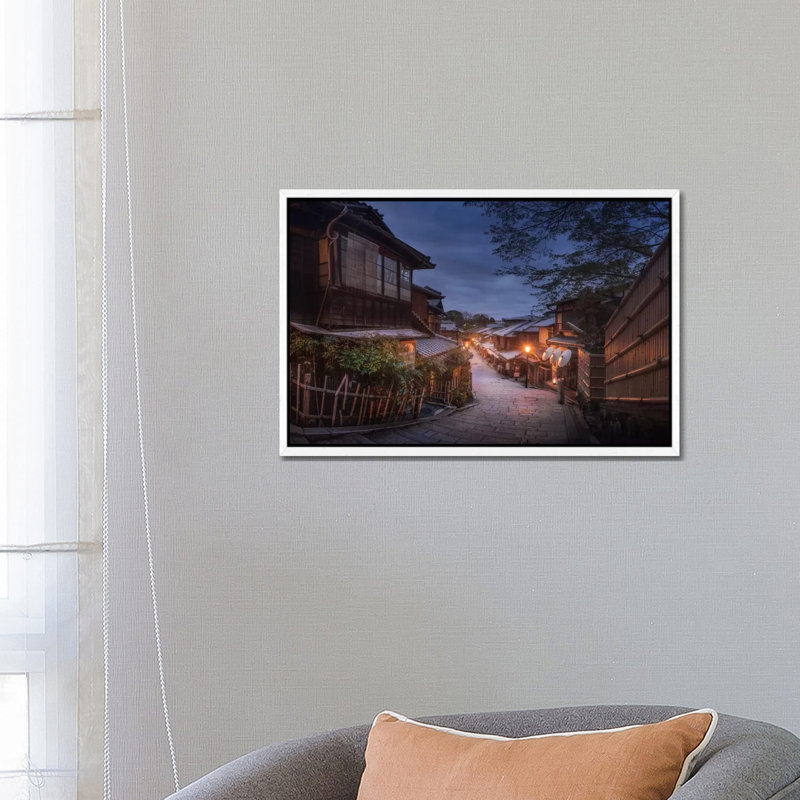 Spring In Japan XV by Daniel Kordan - Print on Canvas, White Framed, 66.04 cm H x 45.72 cm W