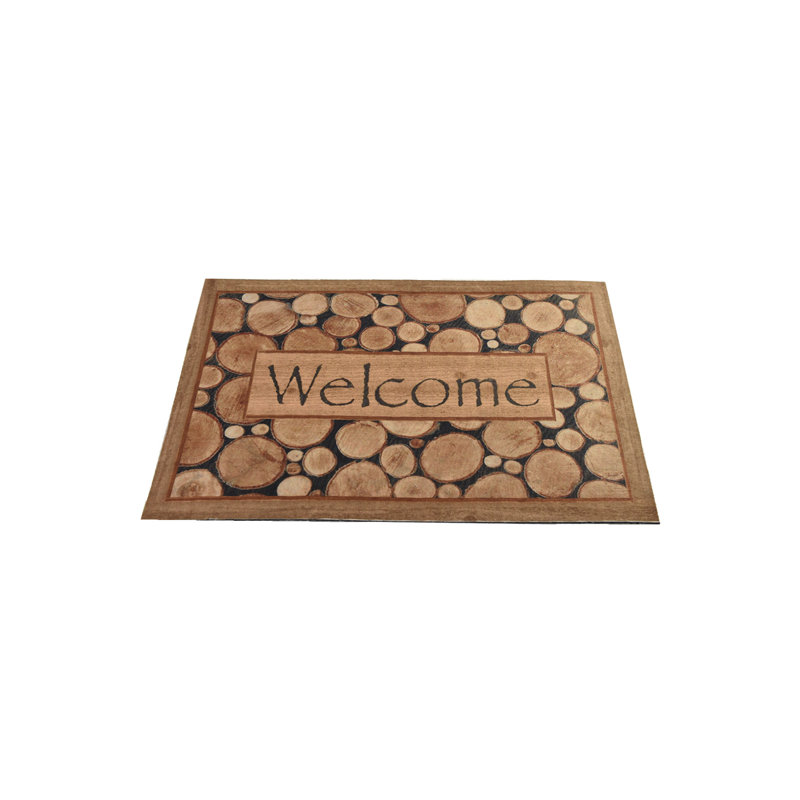 Durable PVC Doormat, Non-Slip Underside, 15.7 x 23.6 inches | 100% PVC Material, Machine Washable at 86°F | Perfect for Indoor & Outdoor Use, Easy to Clean, Stylish & Functional Welcome Mat