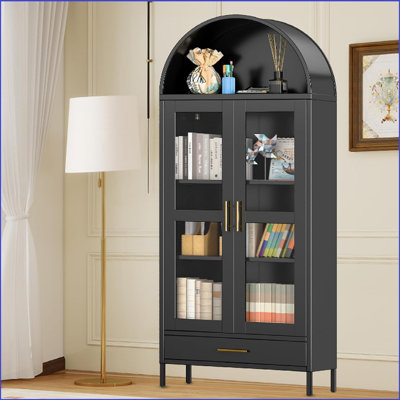 184.9cm H x 78cm W Steel Bookcase