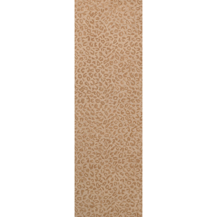 Leopardess Pecan Hand-Tufted Responsible Wool Rug